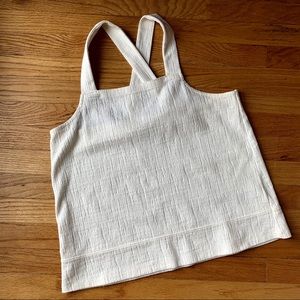 Madewell size large Apron Cross-Back Tank Top